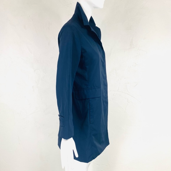❤️SOLD❤️ MAXMARA WEEKEND Navy Rain Trench Coat, 0 - Picture 8 of 12